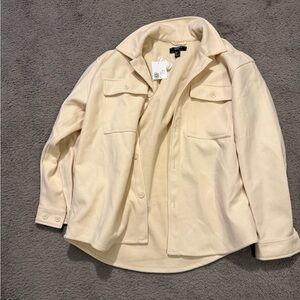 Forever 21 Cream Jacket size large